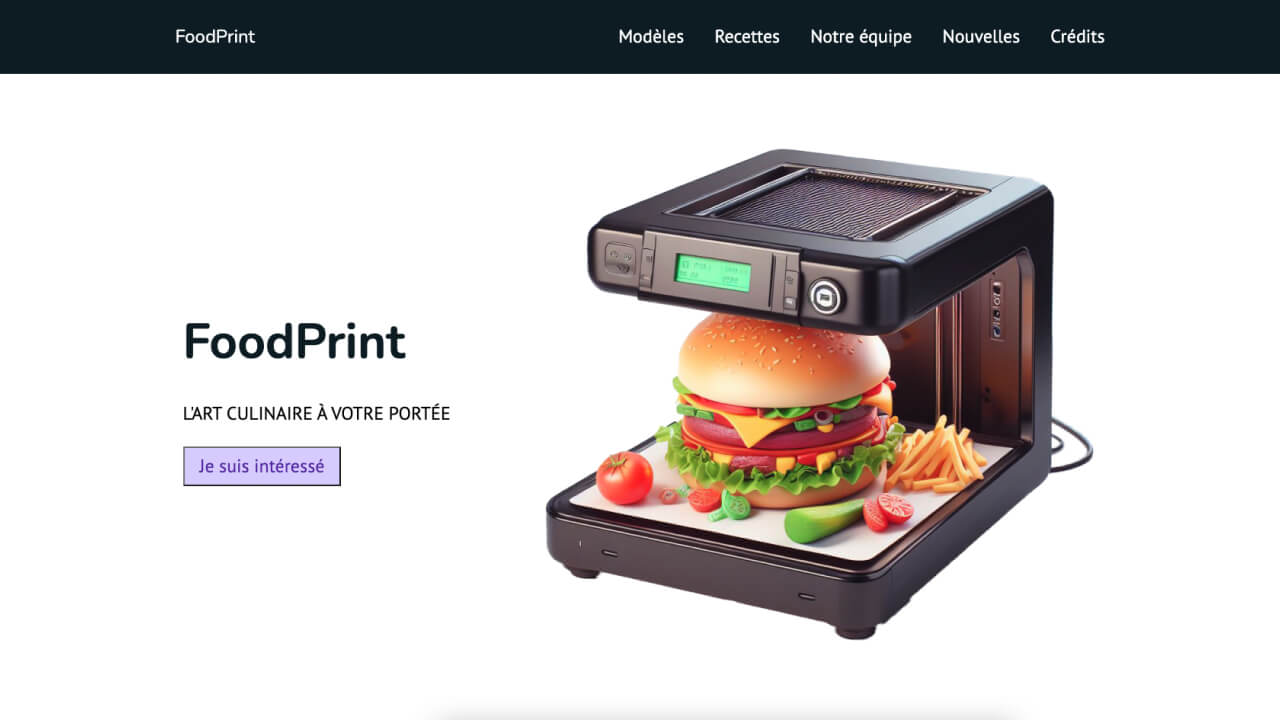 FoodPrint (prix intégration)